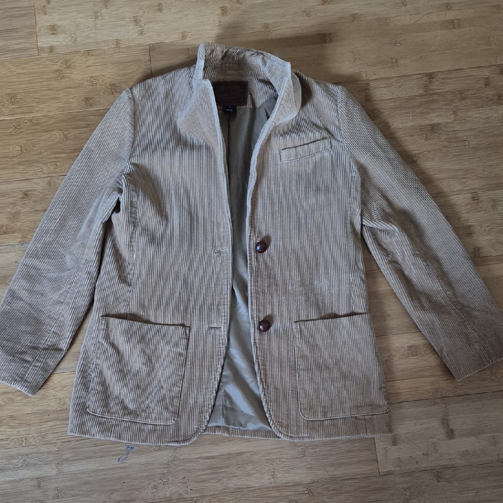 Ralph Lauren Tan Lightweight Shirt Jacket Versatile Style